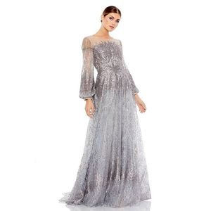 MAC DUGGAL Gown in Sequin Bead Tulle
